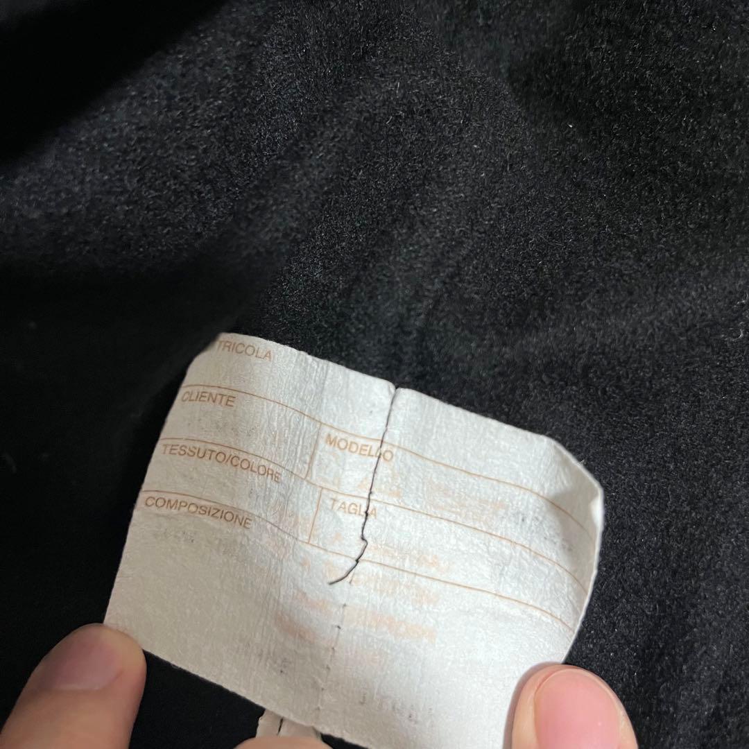 agnona アニオナ カシミヤ　コート　黒　大きいサイズ