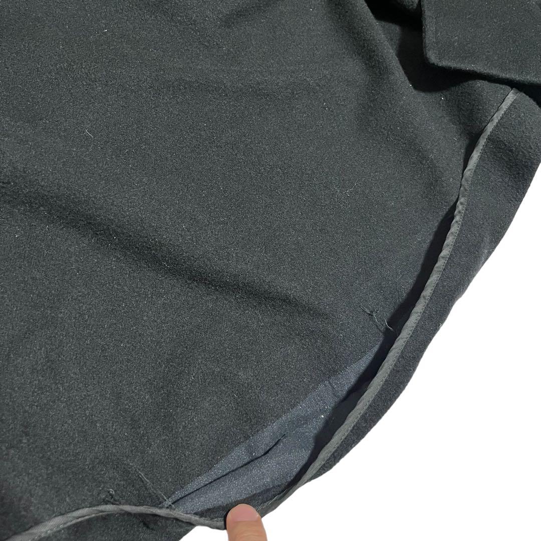 agnona アニオナ カシミヤ　コート　黒　大きいサイズ