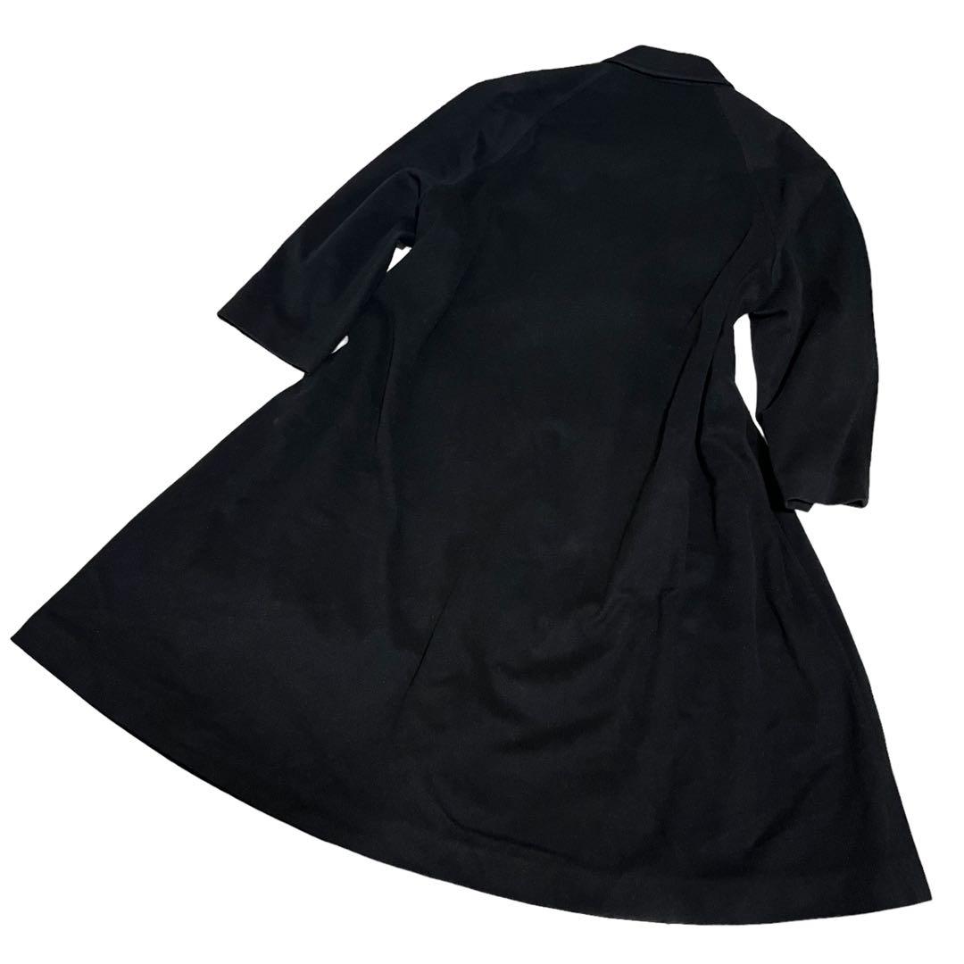 agnona アニオナ カシミヤ　コート　黒　大きいサイズ