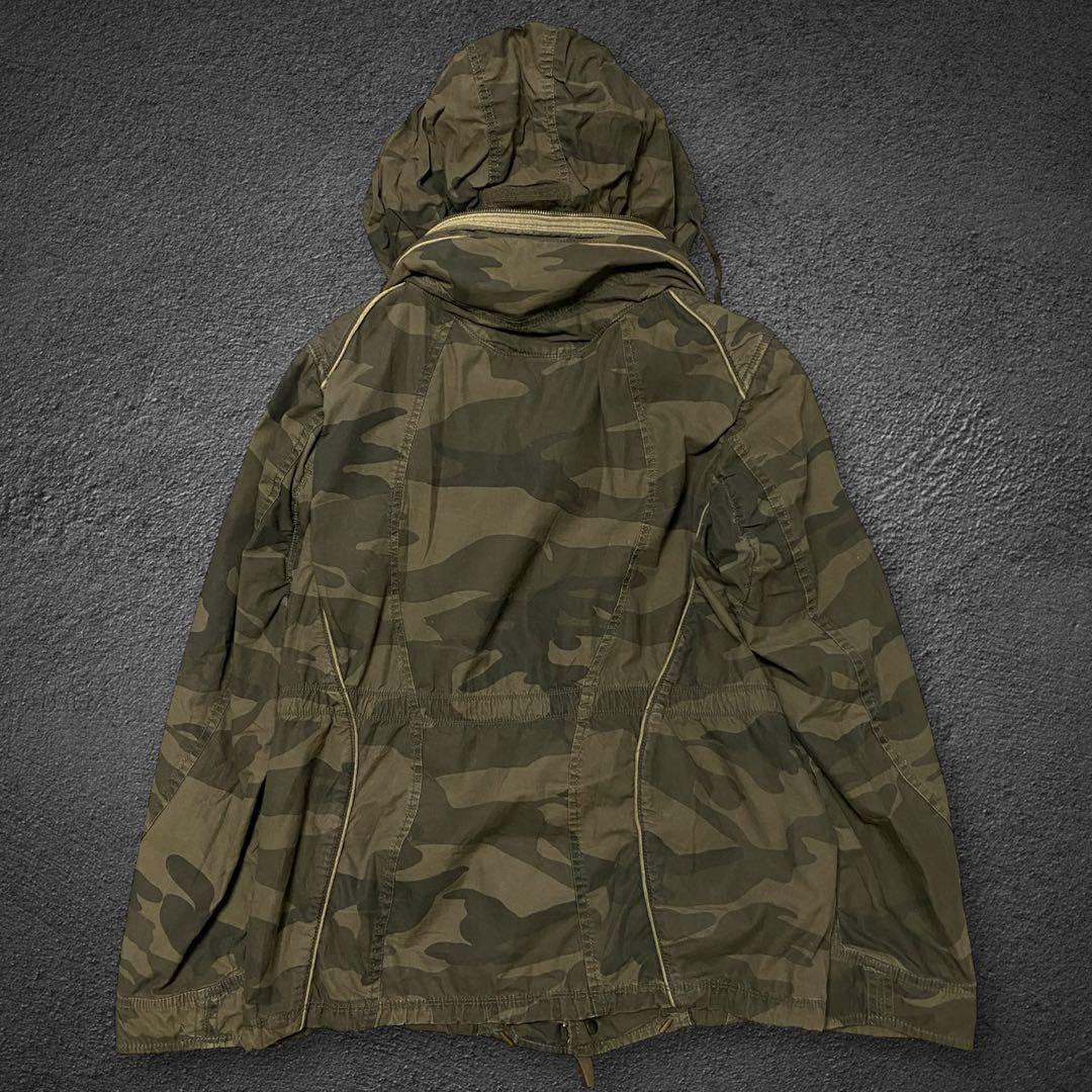 ジャケット・アウター goa camouflage big hooded bono jacket