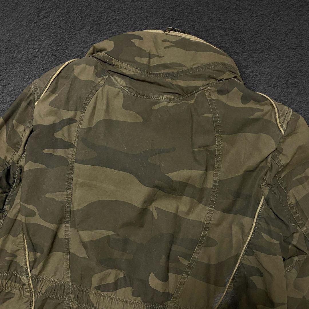 ジャケット・アウター goa camouflage big hooded bono jacket