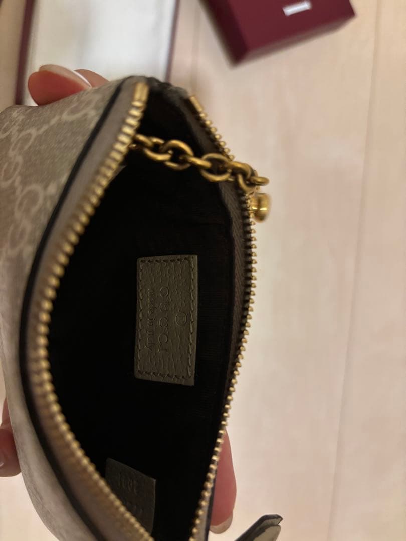 GUCCI GGパターン キーケース ベージュ