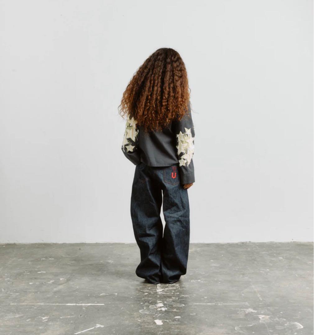 トップス this uniform star polo charcoal