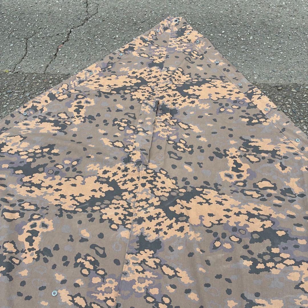 ドイツ軍 レプリカ SS オークリーフカモ ツェルトバーン テントシート