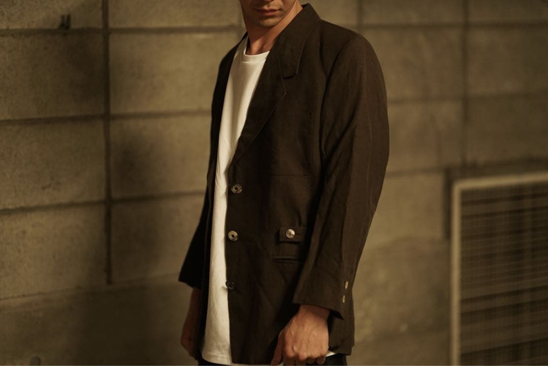 92ss イッセイミヤケ シルク トライアングル リング ジャケット 90s