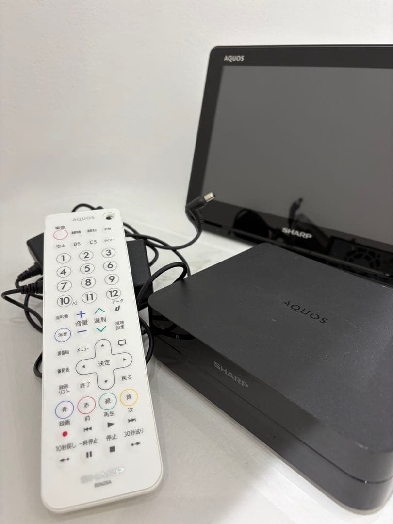 シャープSHARP12V型ポータブル液晶テレビ AQUOS【2TC12AFB】