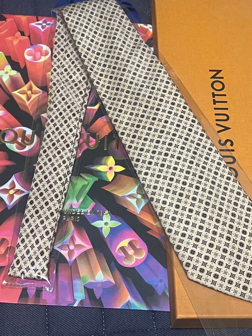 LOUIS VUITTON モノグラム ネクタイ　クリーニング済み
