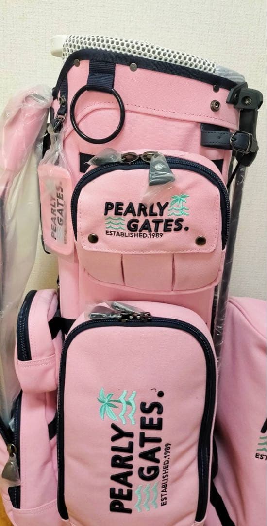 新品 パーリーゲイツ ゴルフ 取り外し型 キャディバッグ 日本正規品 ピンク