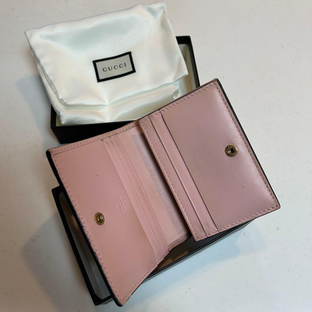 GUCCI ミニ財布 猫モチーフ