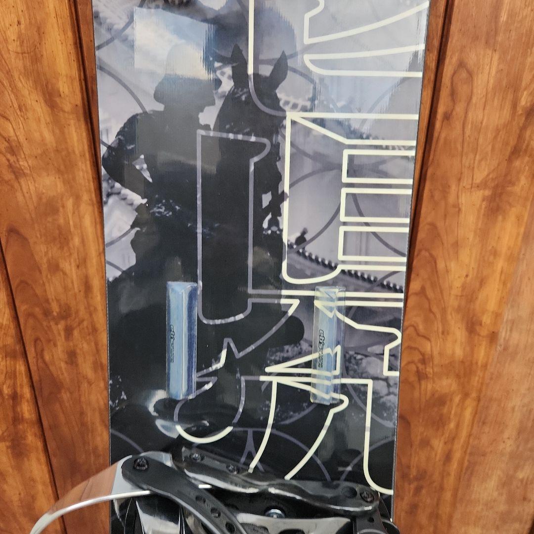 眞空雪板等THE SAMURAI Kuro152スノーボード侍ブラック黒ケース付