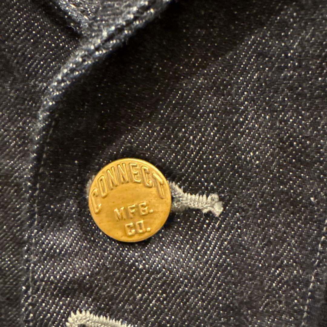 Pherrow's 未使用品チェンジボタンデニムカバーオールサイズ 40