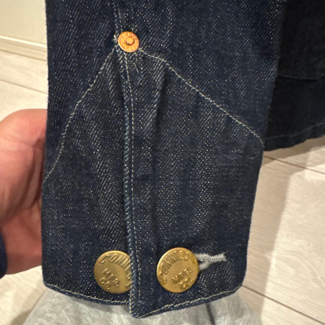 Pherrow's 未使用品チェンジボタンデニムカバーオールサイズ 40