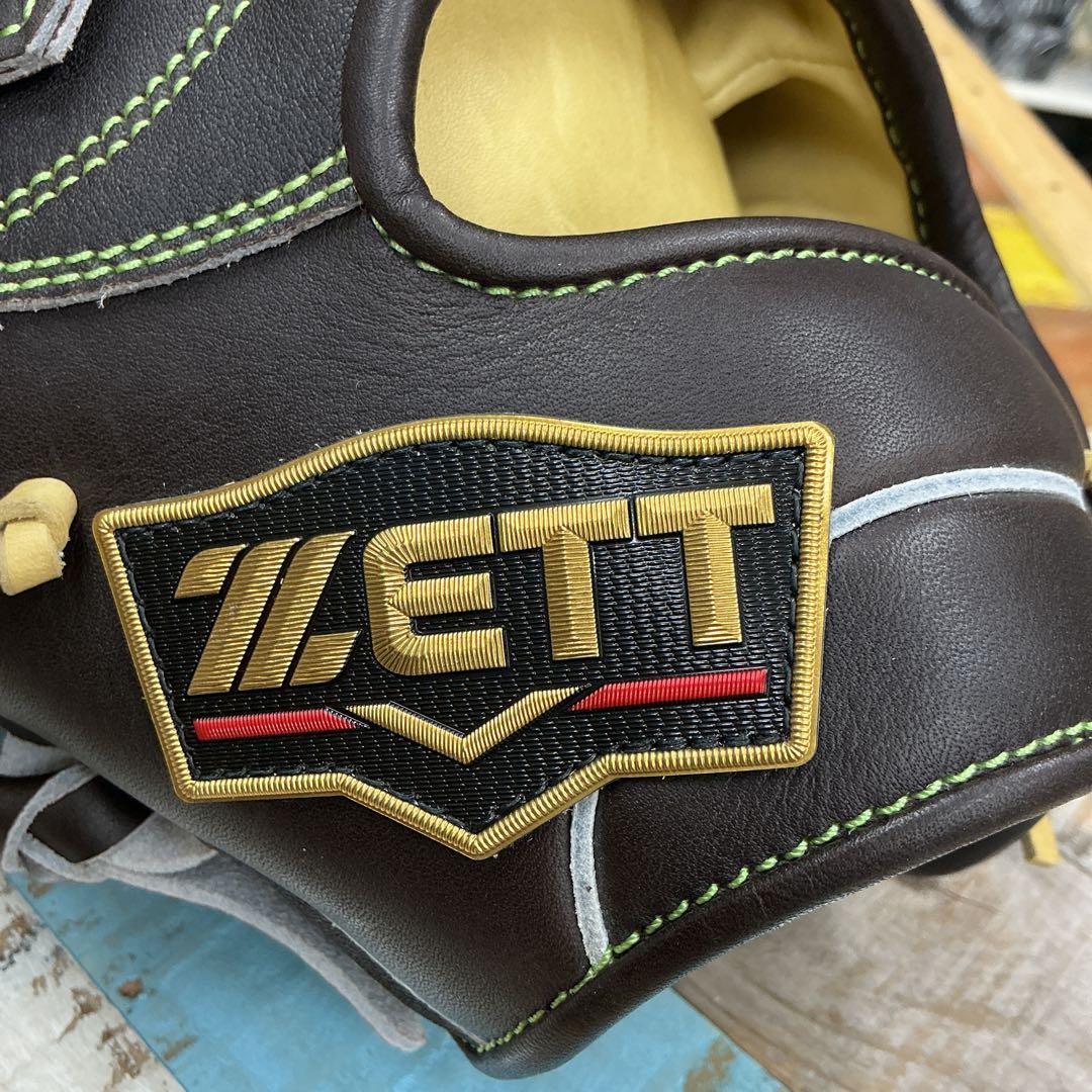 ゼットプロステイタス軟式外野手左用グローブ　ウエルダーラベル