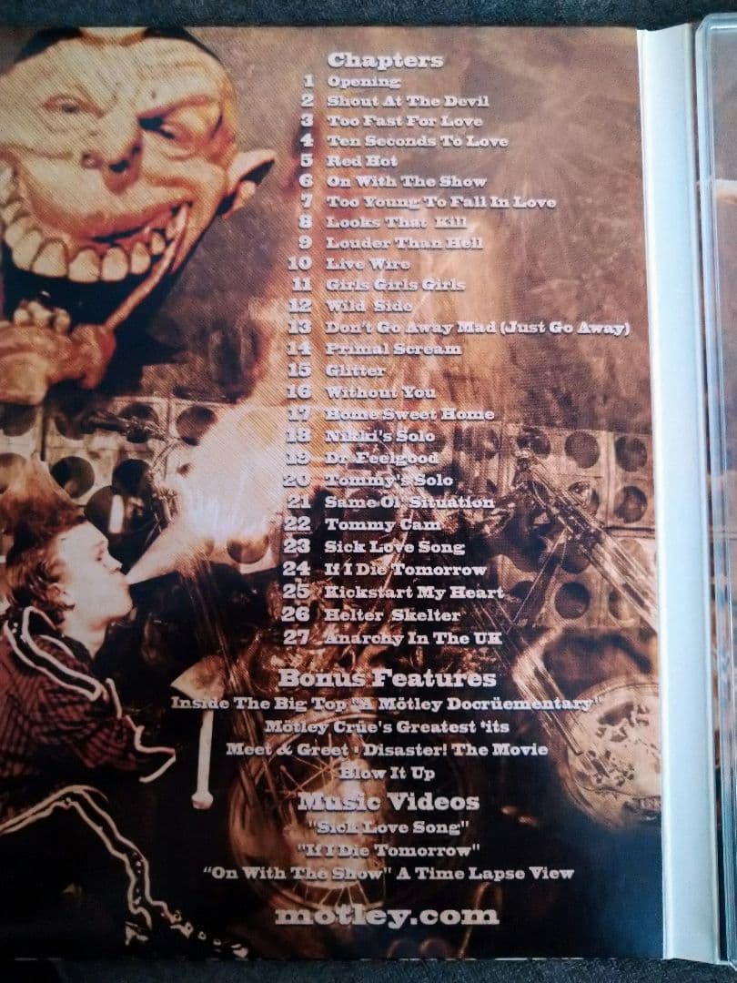 【希少】MOTLEY CRUE CARNIVAL OF SINS 海外版