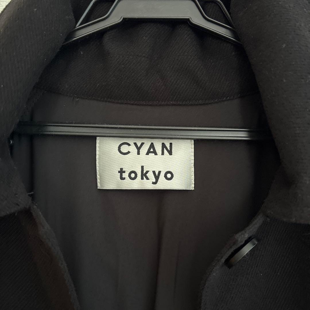 ♦︎新品♦︎CYANtokyo♦︎エアリー バック ウーリー コート♦︎定価30800円
