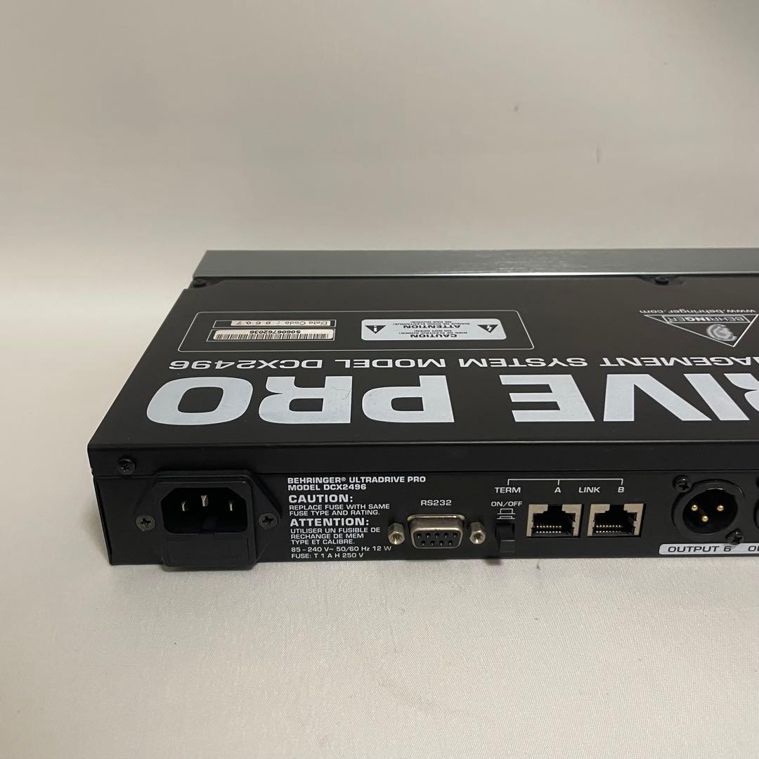 Behringer ULTRADRIVE PRO DCX2496 マルチアンプ用