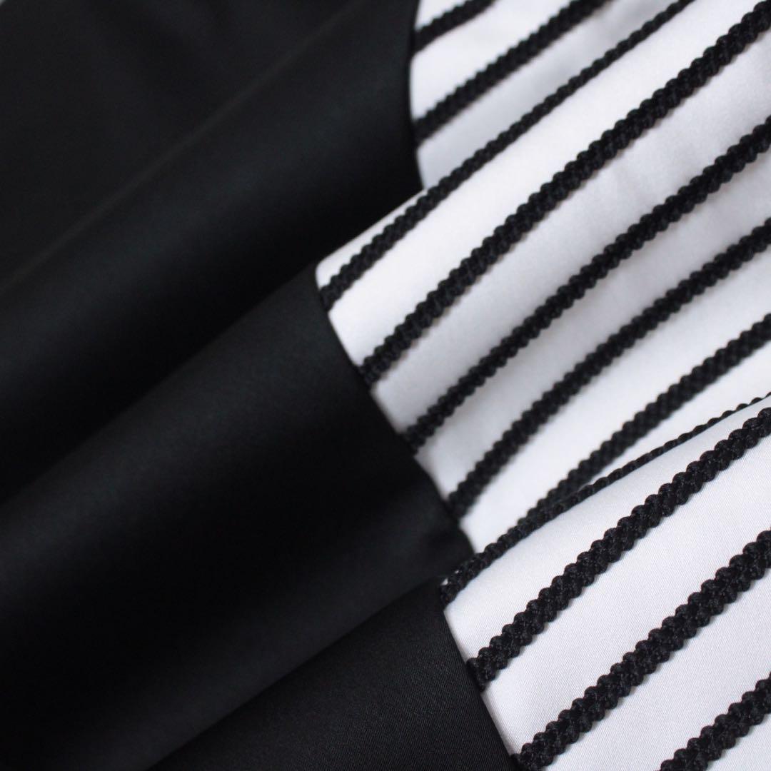 新品 BORDERS at BALCONY ファインボーダーミニスカート 36