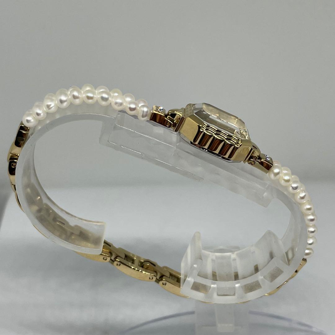 【美品】Samantha Tiara パールベルト　シェル文字盤　ベルト調整可能