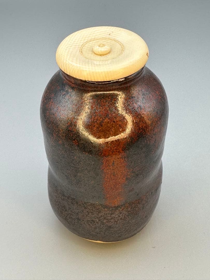 茶道具　茶入　京　大原窯　瓢形