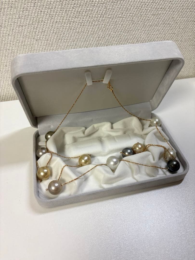 真珠 パールネックレス 付属ケース付