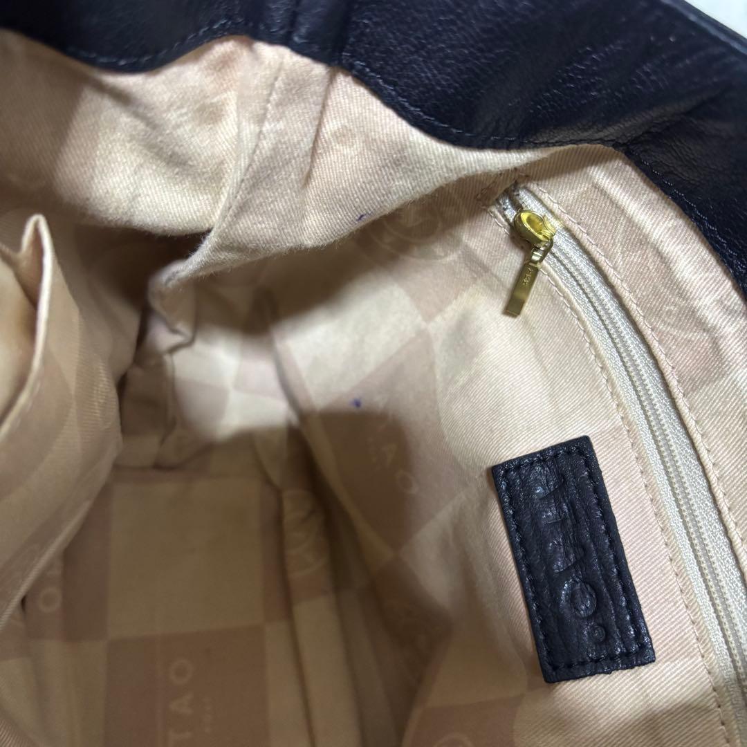 【極希少】アタオ キャンディ ブラック ゴートレザー ATAO