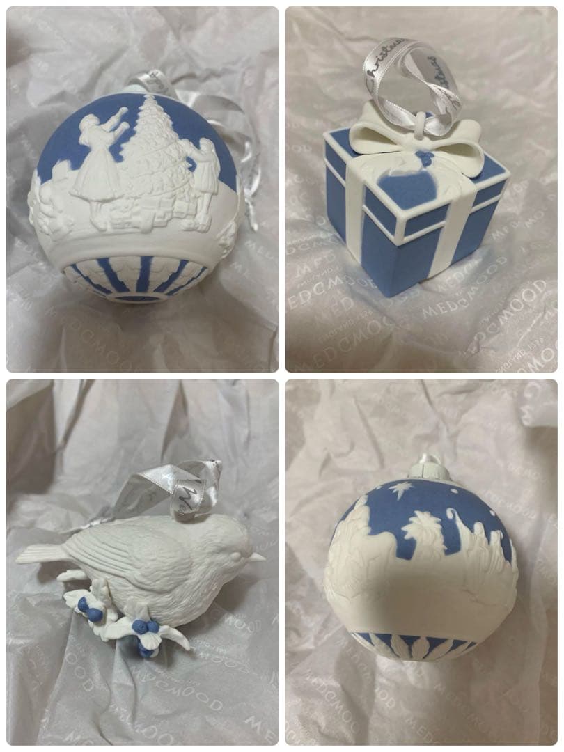 甘党　【ウェッジウッド】オーナメント　4個セット