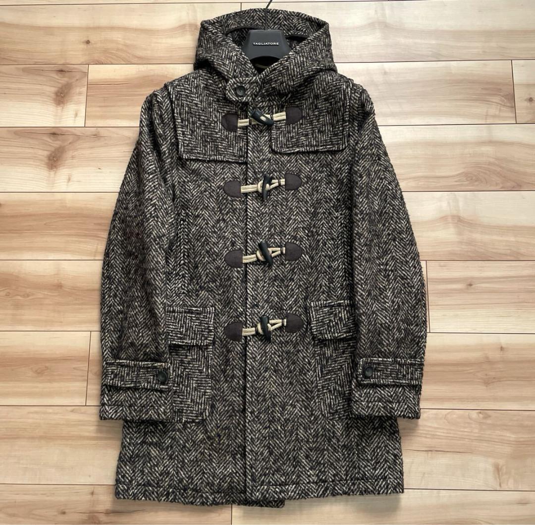 タリアトーレ ALPES ネップツイード ヘリンボーン ダッフルコート