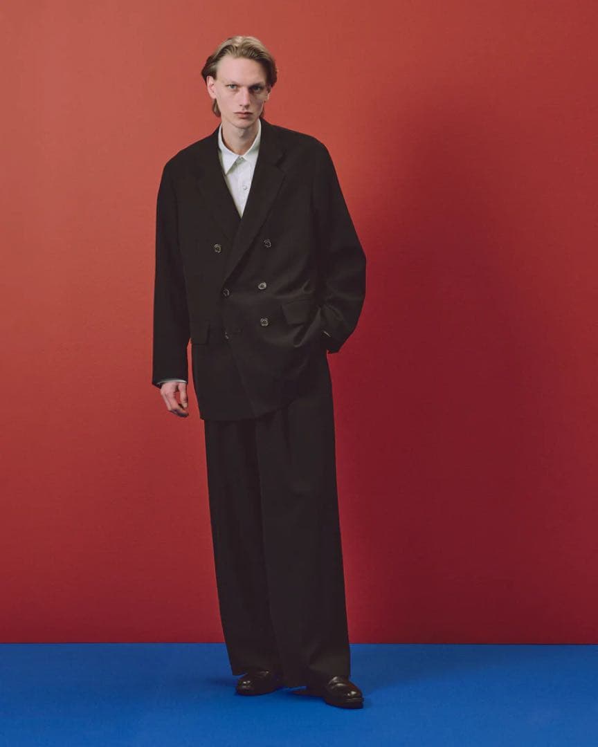 パンツ markaware TRIPLE PLEATED WIDE TROUSERS