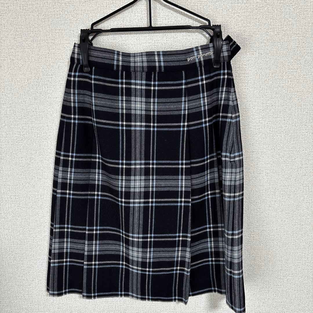 pom ponette ネイビー ブレザー M スカートM シャツM