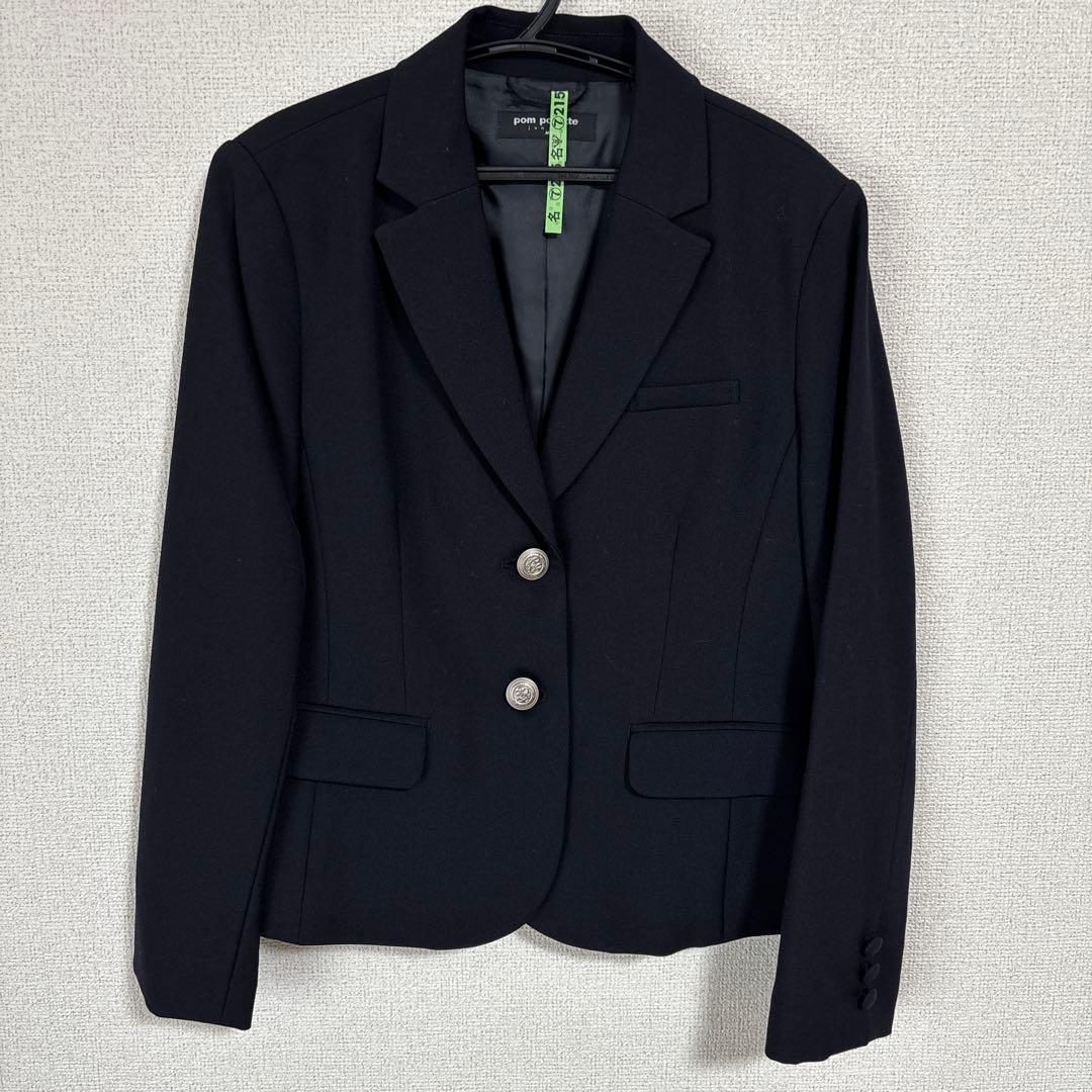 pom ponette ネイビー ブレザー M スカートM シャツM