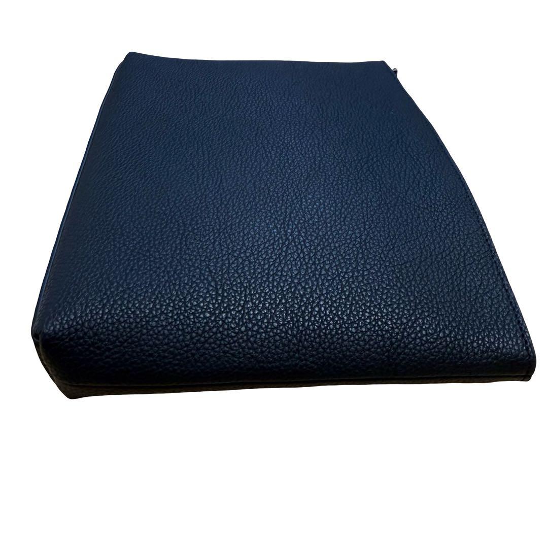 【新品未使用】BONAVENTURAスクエアポーチ シュリンクレザー