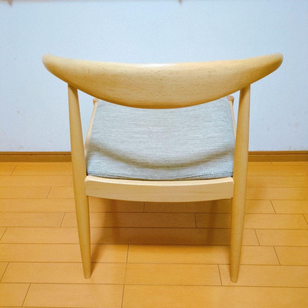 ニトリ ダイニングチェア Nコレクション C-01D アームチェア ナチュラル②