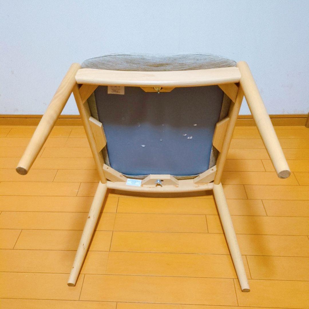 ニトリ ダイニングチェア Nコレクション C-01D アームチェア ナチュラル②