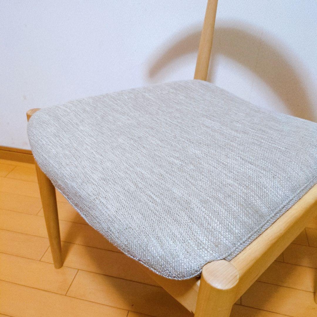 ニトリ ダイニングチェア Nコレクション C-01D アームチェア ナチュラル②