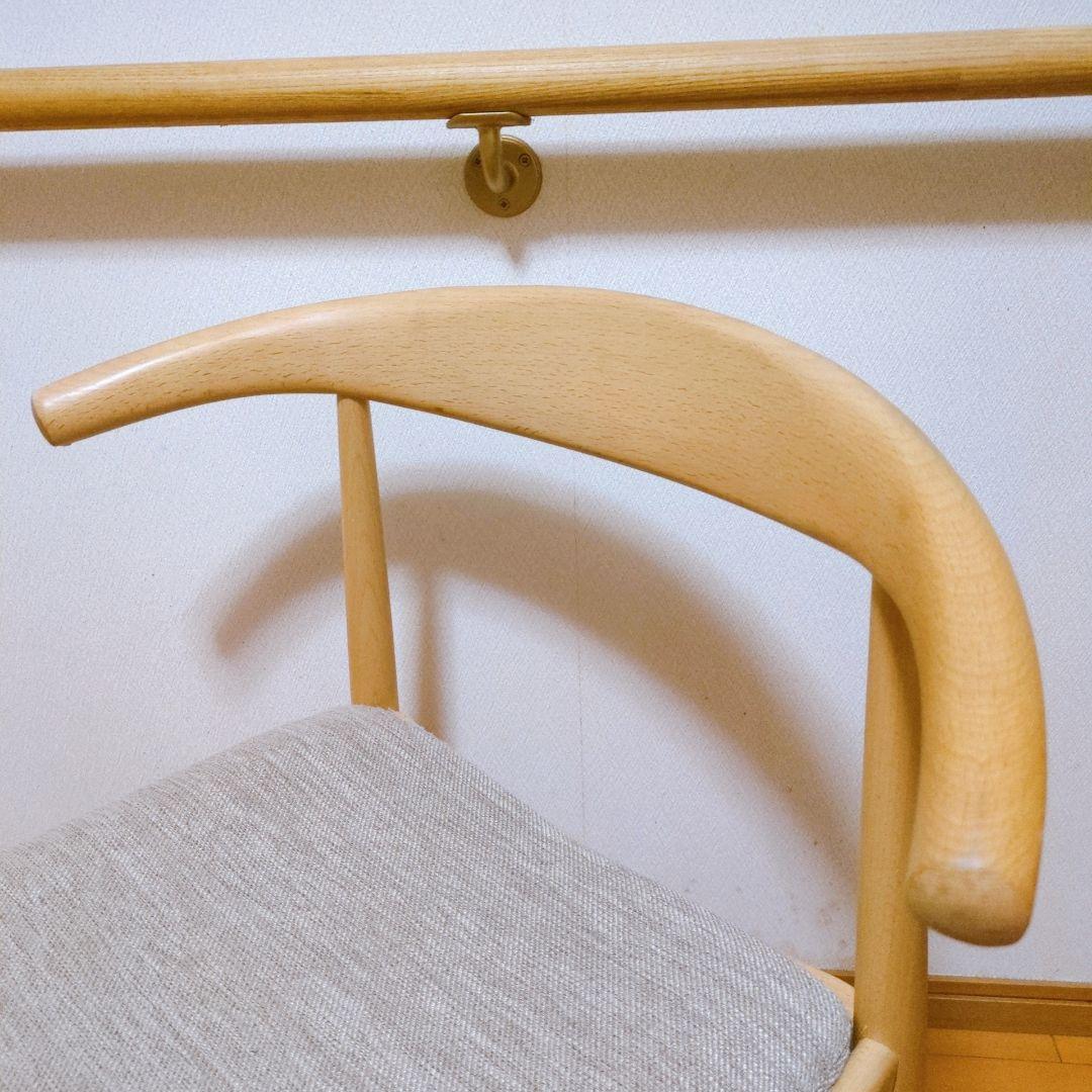 ニトリ ダイニングチェア Nコレクション C-01D アームチェア ナチュラル②