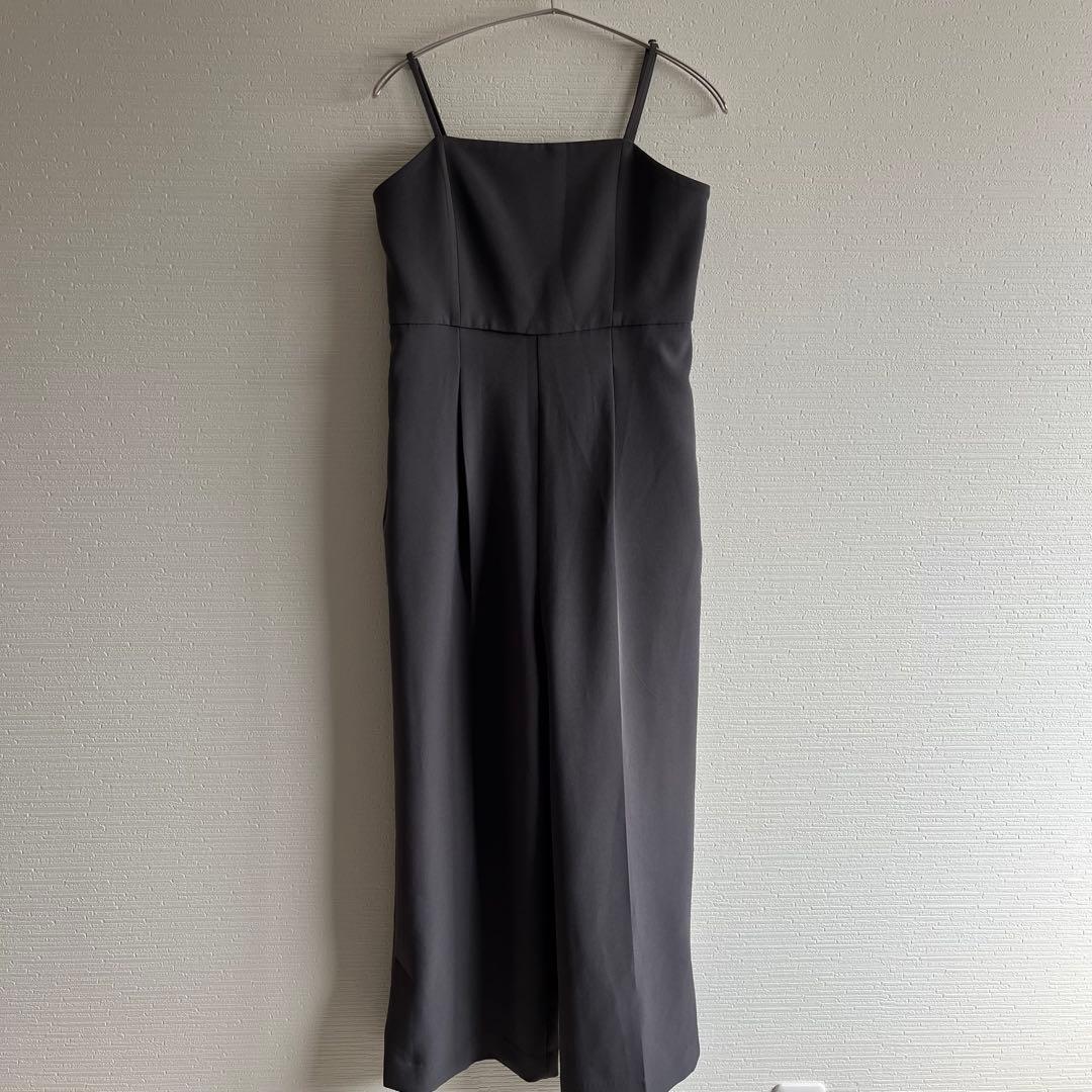 ANDRESD デコラティブチュールトップス　ダブルクロスオールインワン S