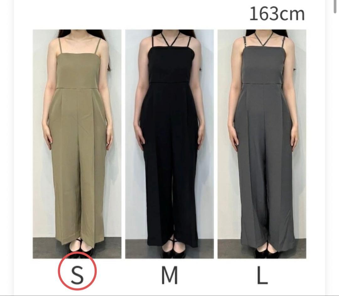 ANDRESD デコラティブチュールトップス　ダブルクロスオールインワン S