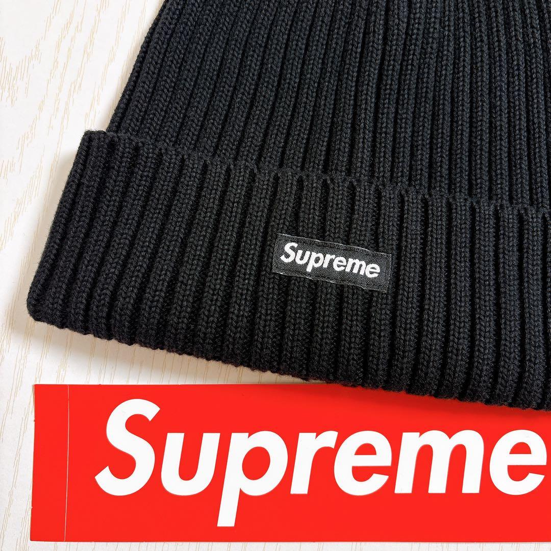 Supreme Overdyed Beanie ニット帽　ビーニー　ブラック　黒
