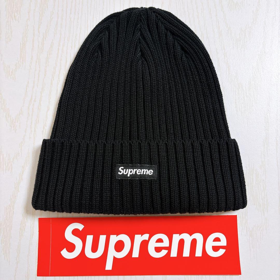 Supreme Overdyed Beanie ニット帽　ビーニー　ブラック　黒