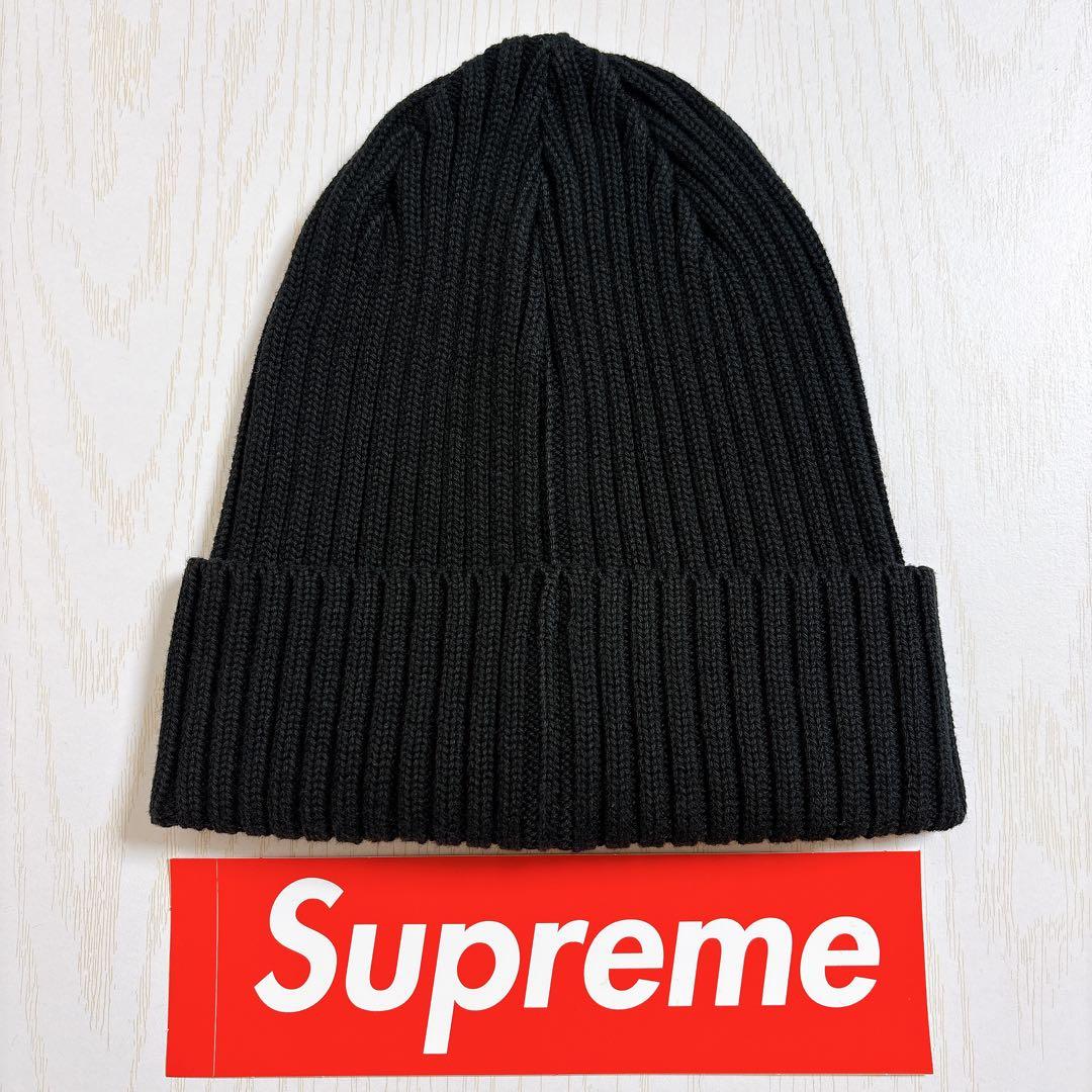 Supreme Overdyed Beanie ニット帽　ビーニー　ブラック　黒