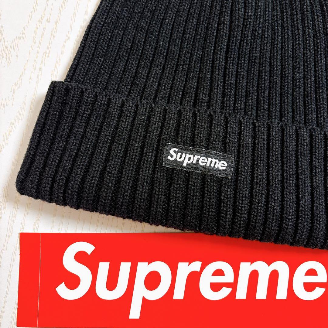 Supreme Overdyed Beanie ニット帽　ビーニー　ブラック　黒
