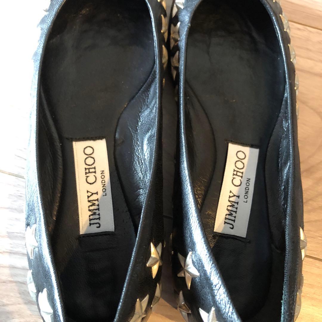 Jimmy Choo ジミーチュウ パンプス フラット シューズ スター