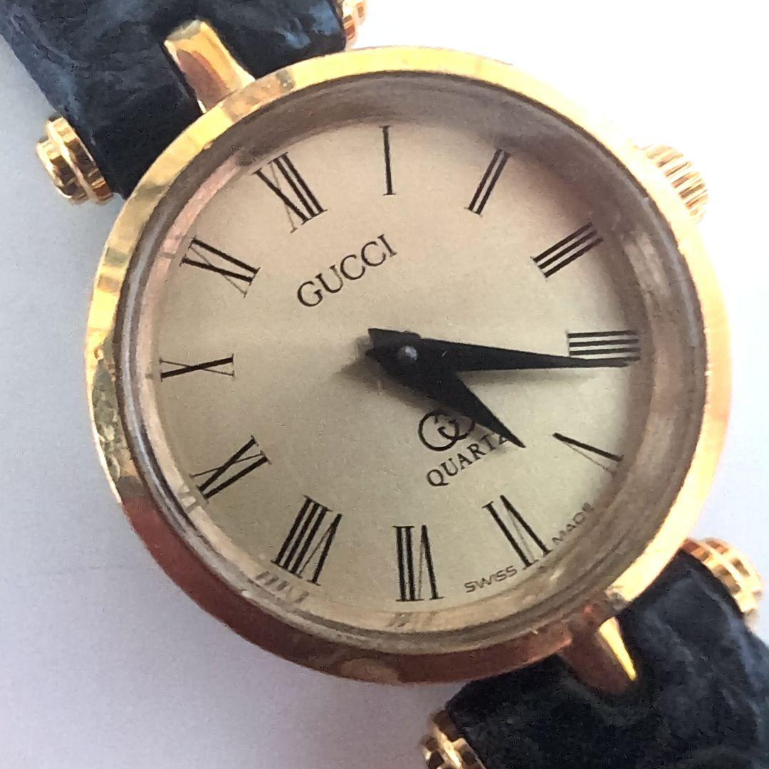 稼動品！GUCCIヴィンテージ　腕時計　シェリーライン　オールドグッチ