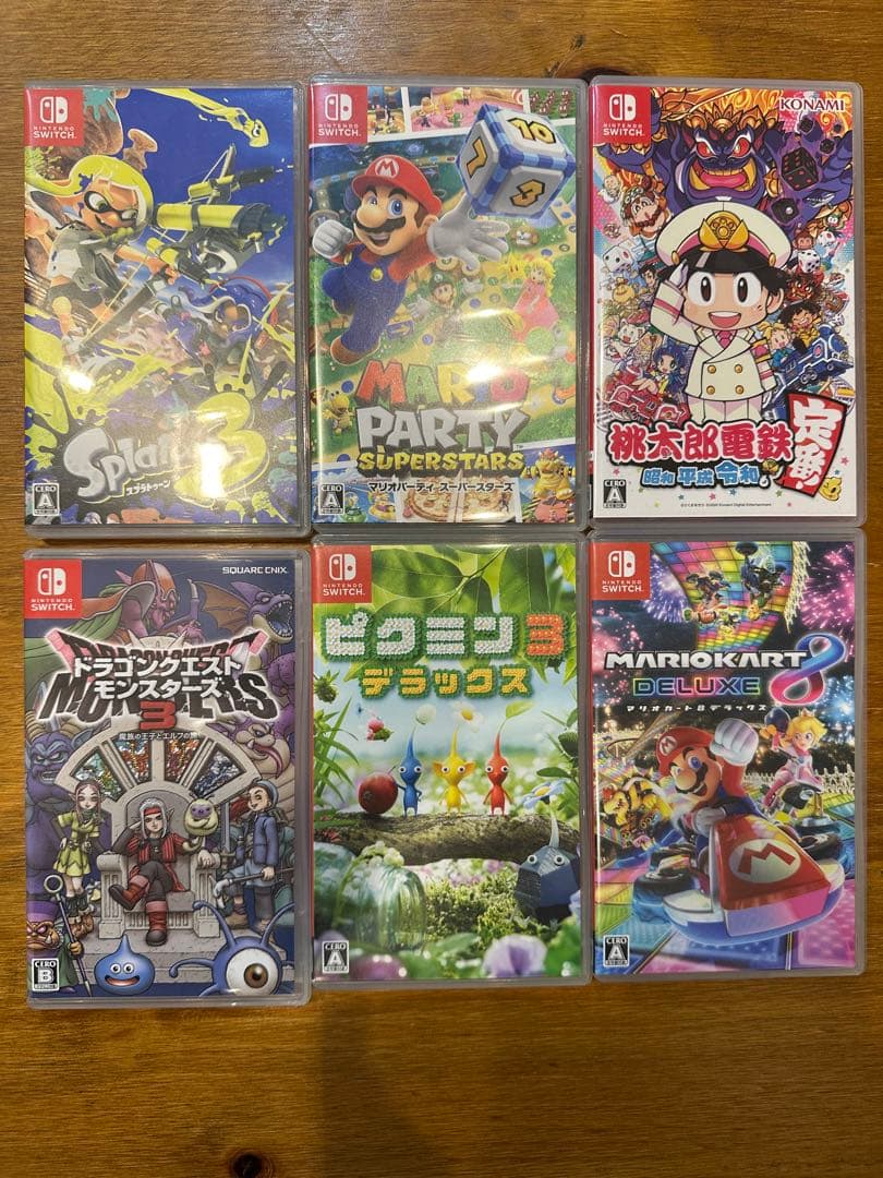 Nintendo Switch ニンテンドースイッチ　人気ソフト6種セット