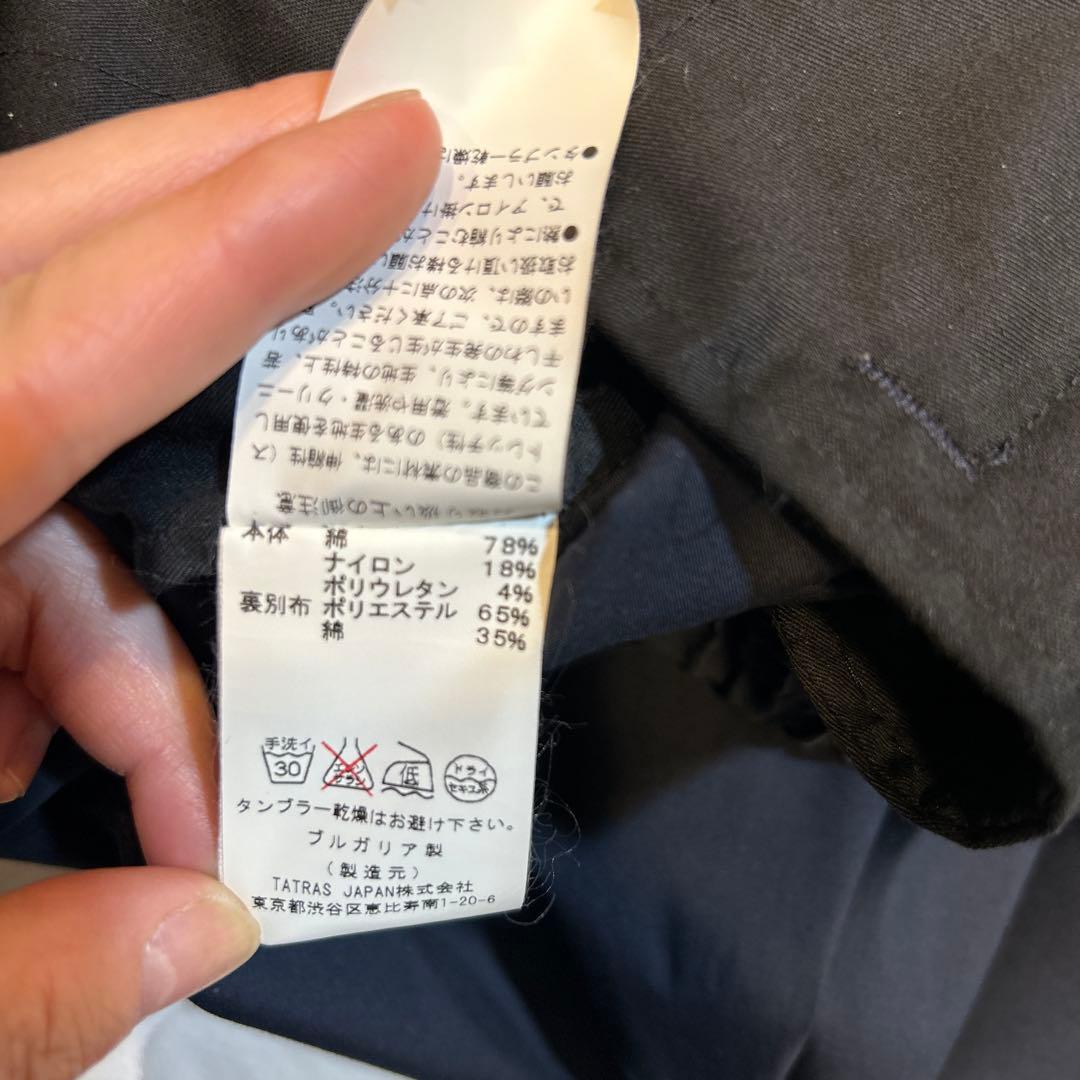 【極美品】SOLIDO パッカブルスーツ　ネイビー