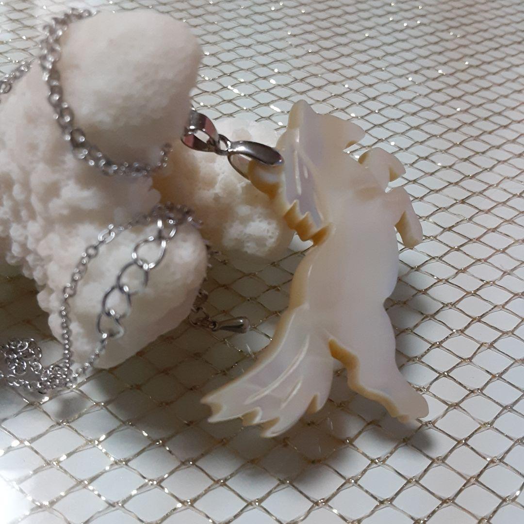 夜光貝　(ほたるガラスカフェ結様。お取引き中)　4点セット『馬/猫×2/亀』