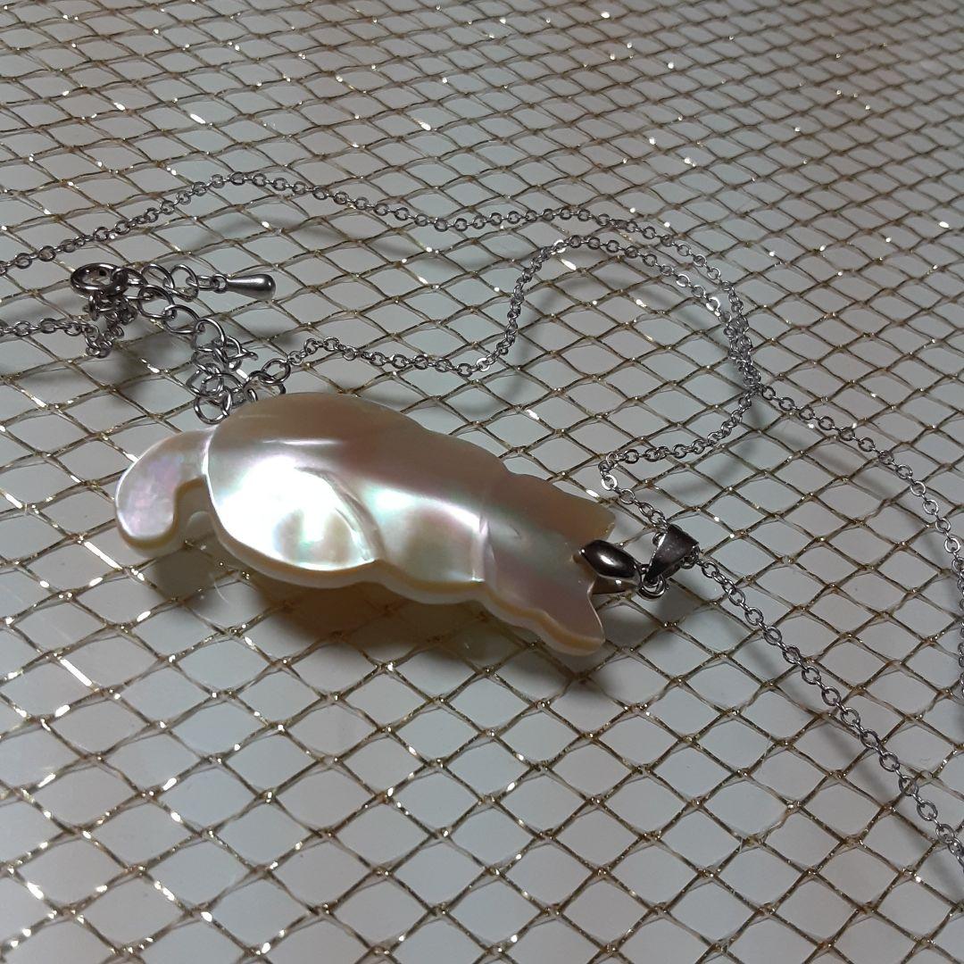 夜光貝　(ほたるガラスカフェ結様。お取引き中)　4点セット『馬/猫×2/亀』