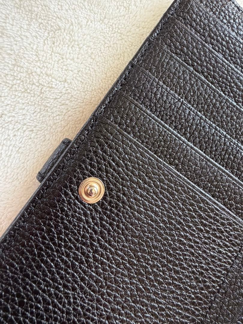 agnès b. 黒 長財布