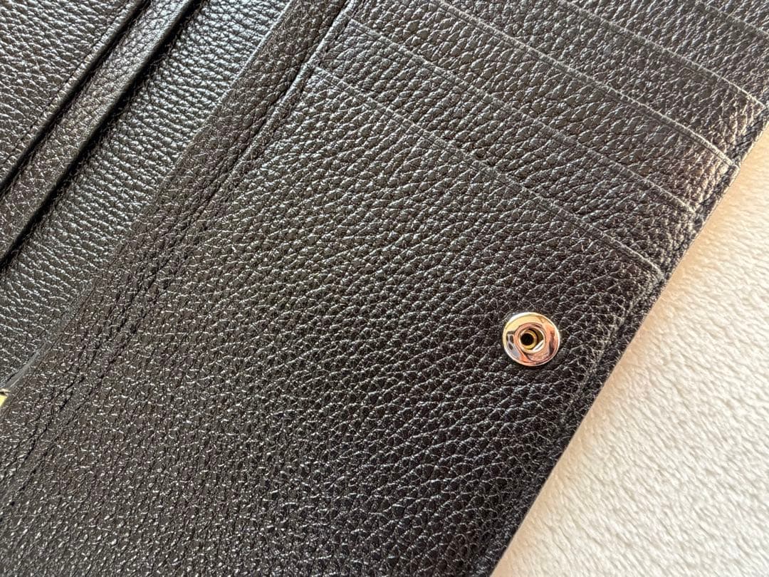 agnès b. 黒 長財布