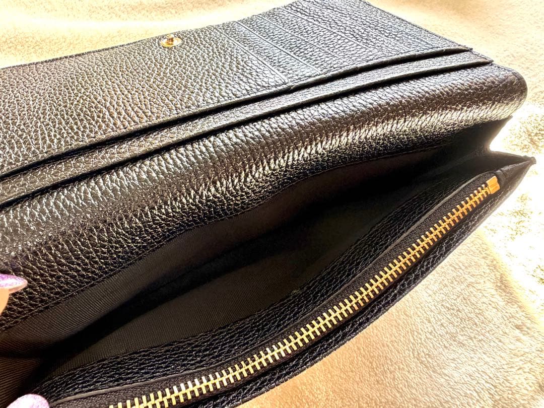 agnès b. 黒 長財布